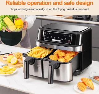 Dubbele Airfryer Dual Cook Heteluchtfriteuse