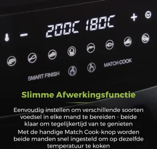 Dubbele Airfryer Dual Cook Heteluchtfriteuse