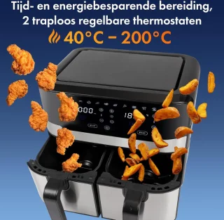 Dubbele Airfryer Dual Cook Heteluchtfriteuse