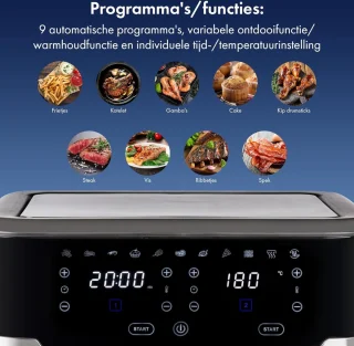 Dubbele Airfryer Dual Cook Heteluchtfriteuse