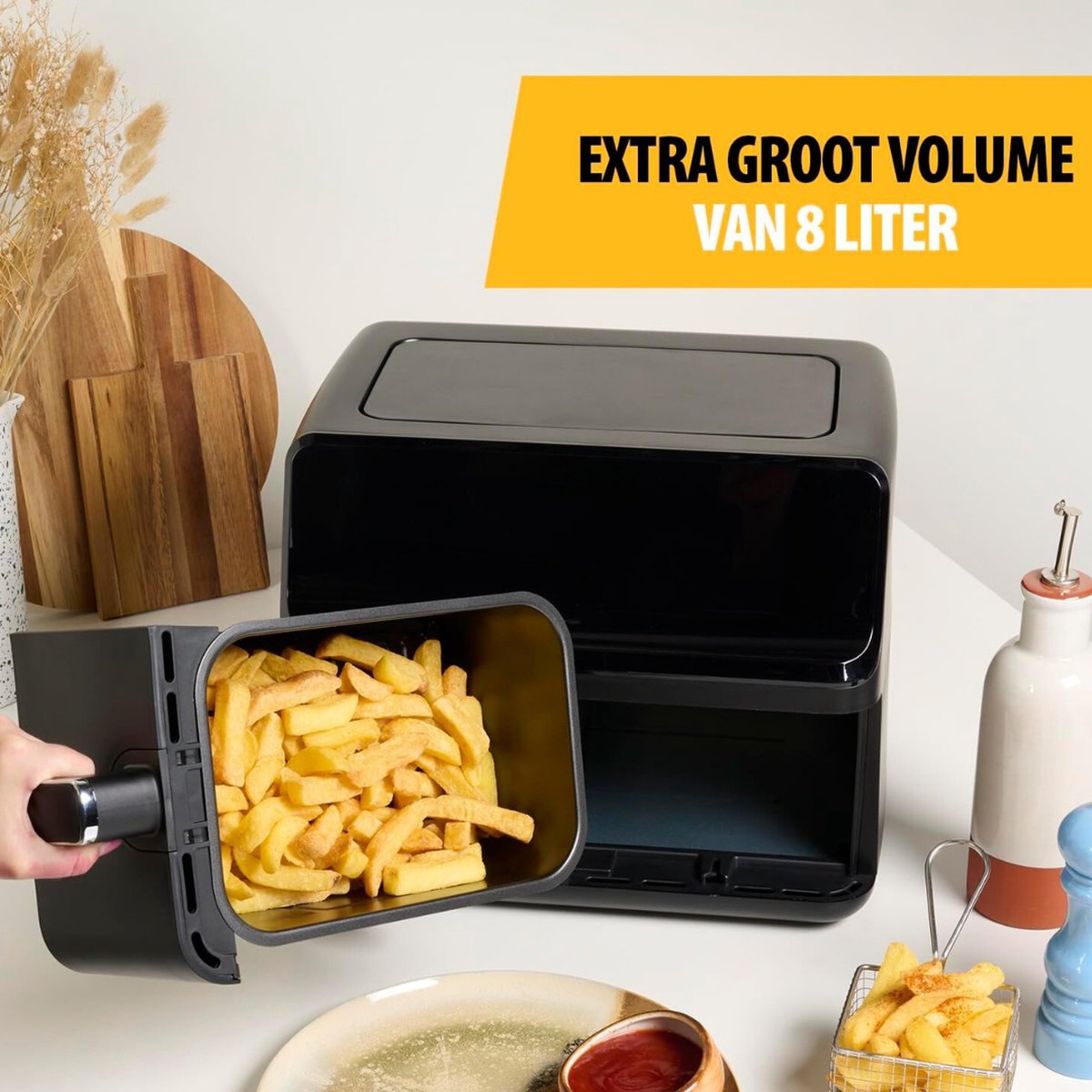 Dubbele Airfryer Dual Cook Heteluchtfriteuse