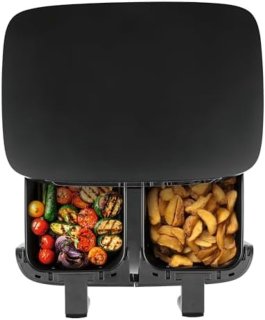 Wat vinden we goed aan de Dubbele Airfryer Heteluchtfriteuse 2x4L