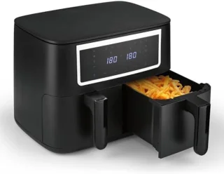 Dubbele Airfryer Heteluchtfriteuse 2x4L