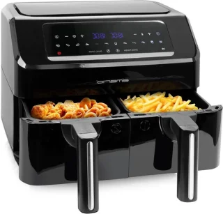 Dubbele Airfryer Heteluchtfriteuse 72L (2x36L) Zwart