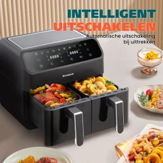 Dubbele Airfryer XXL 901A (2×4,5L)