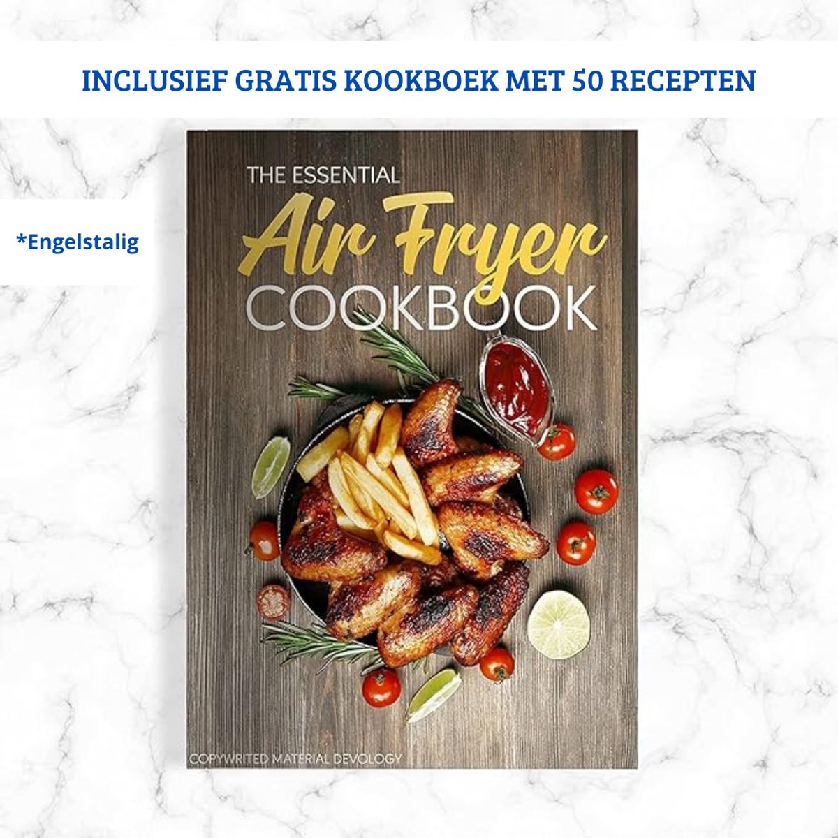 Dubbele Airfryer XXL met Onafhankelijke Kookzones en LED-Display