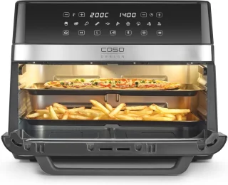Dubbele Heteluchtfriteuse 2-kamer 11 L