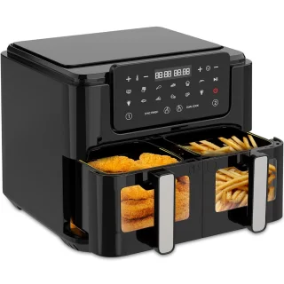 Dubbele Heteluchtfriteuse XXL 10L