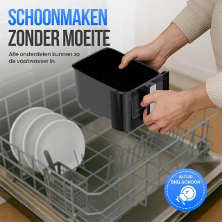 Dubbele Heteluchtfriteuse XXL 10L