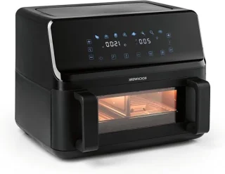 Dubbele kamer airfryer 9 liter zwart