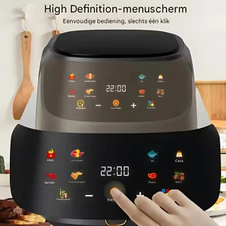 Dubbele lade elektrische oven