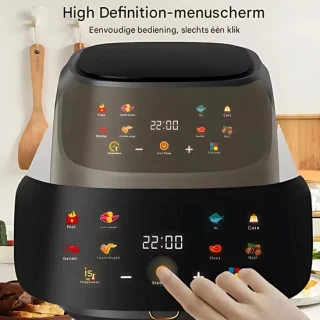 Dubbele lade elektrische oven