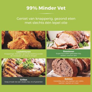 Wat vinden we goed aan de Dubbele-mand Airfryer 9L