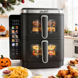 Dubbele Mand Airfryer – Heteluchtfriteuse