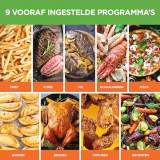 Dubbele Mand Luchtfriteuse 8.8 QT