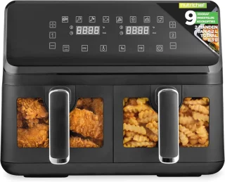 Dubbele Mand Luchtfriteuse 8.8 QT