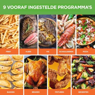 Dubbele Mand Luchtfriteuse 8.8 QT