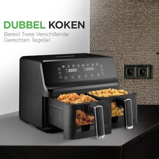 Dubbele-mand luchtfriteuse 8,8 QT
