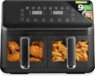 Dubbele mand luchtfriteuse 8.8 qt