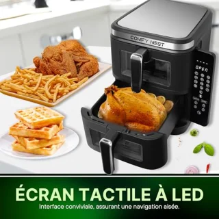 Dubbele-mand luchtfriteuse