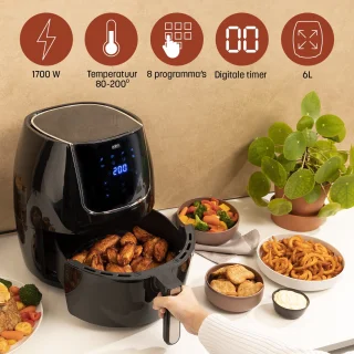 Eden ED-7012 Airfryer XXL 6L