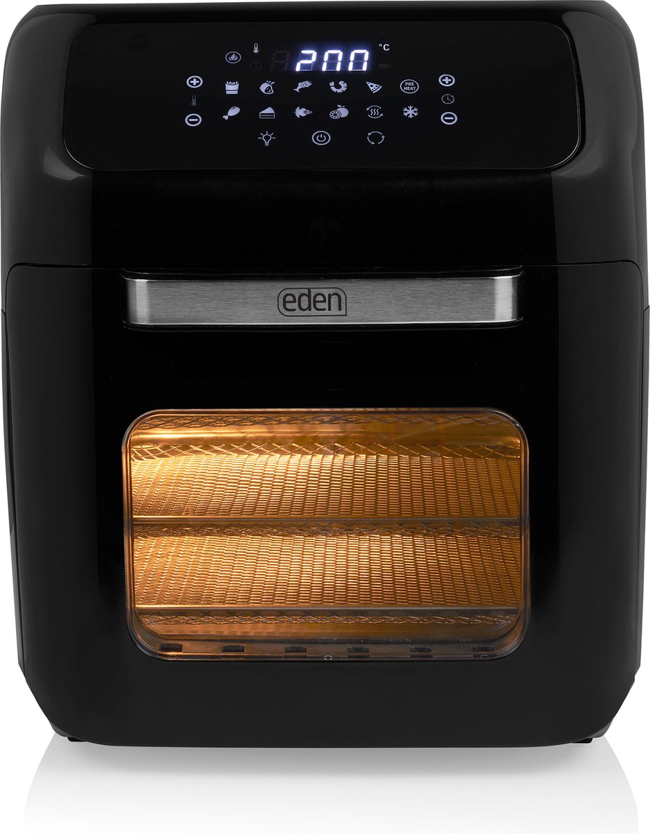 De Eden ED-7017 Airfryer Oven 12L Zwart in één oogopslag