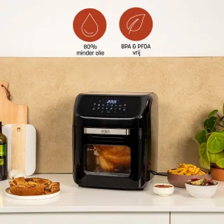 Eden ED-7017 Airfryer Oven 12L Zwart
