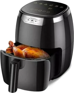 Elektrische airfryer 8 liter XL zwart