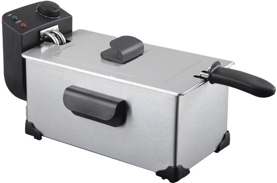 Elektrische Friteuse 2200W 3L Roestvrijstaal