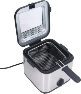 Elektrische friteuse 25 l zilver