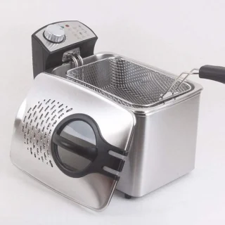 Elektrische friteuse 3 liter rood