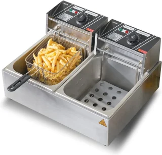 Elektrische Friteuse 8,6L Dubbel Bakken Metabo