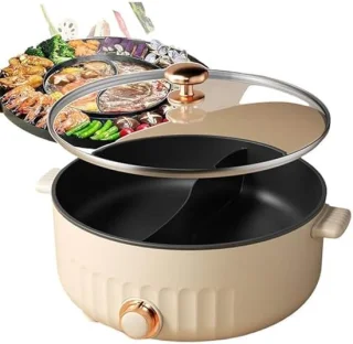 Elektrische multicooker 6 liter wit