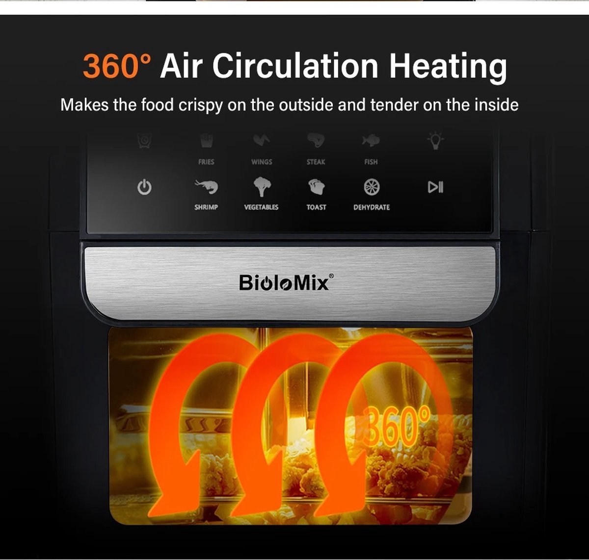 Elektrische Oven Dehydrator 7L 1400W Touchscreen
