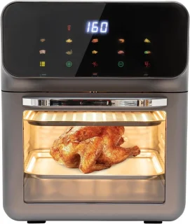 Elektrische oven heteluchtfriteuse zwart