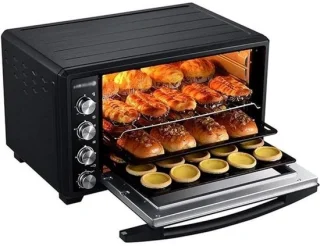 Elektrische oven met heteluchtoven-airfryer, 40 liter, zwart