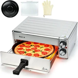 Elektrische pizzaoven en heteluchtfriteuse (airfryer)