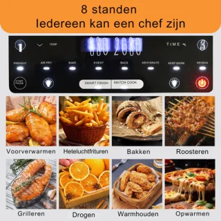 ElevateCommerce XXL Airfryer 12L Heteluchtfriteuse