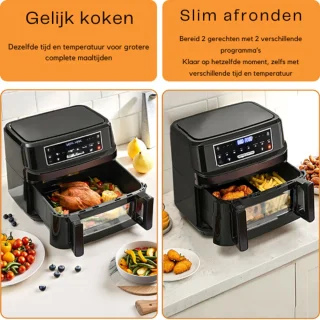 ElevateCommerce XXL Airfryer 12L Heteluchtfriteuse