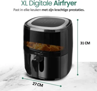 Emerio AF-129329.3 Airfryer XL 5L Zwart