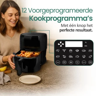 Emerio AF-129329.3 Airfryer XL 5L Zwart