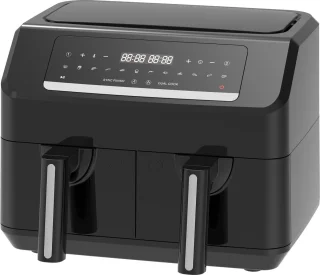 Emerio AF-130376.1 dubbele digitale heteluchtfriteuse 2x3.6L