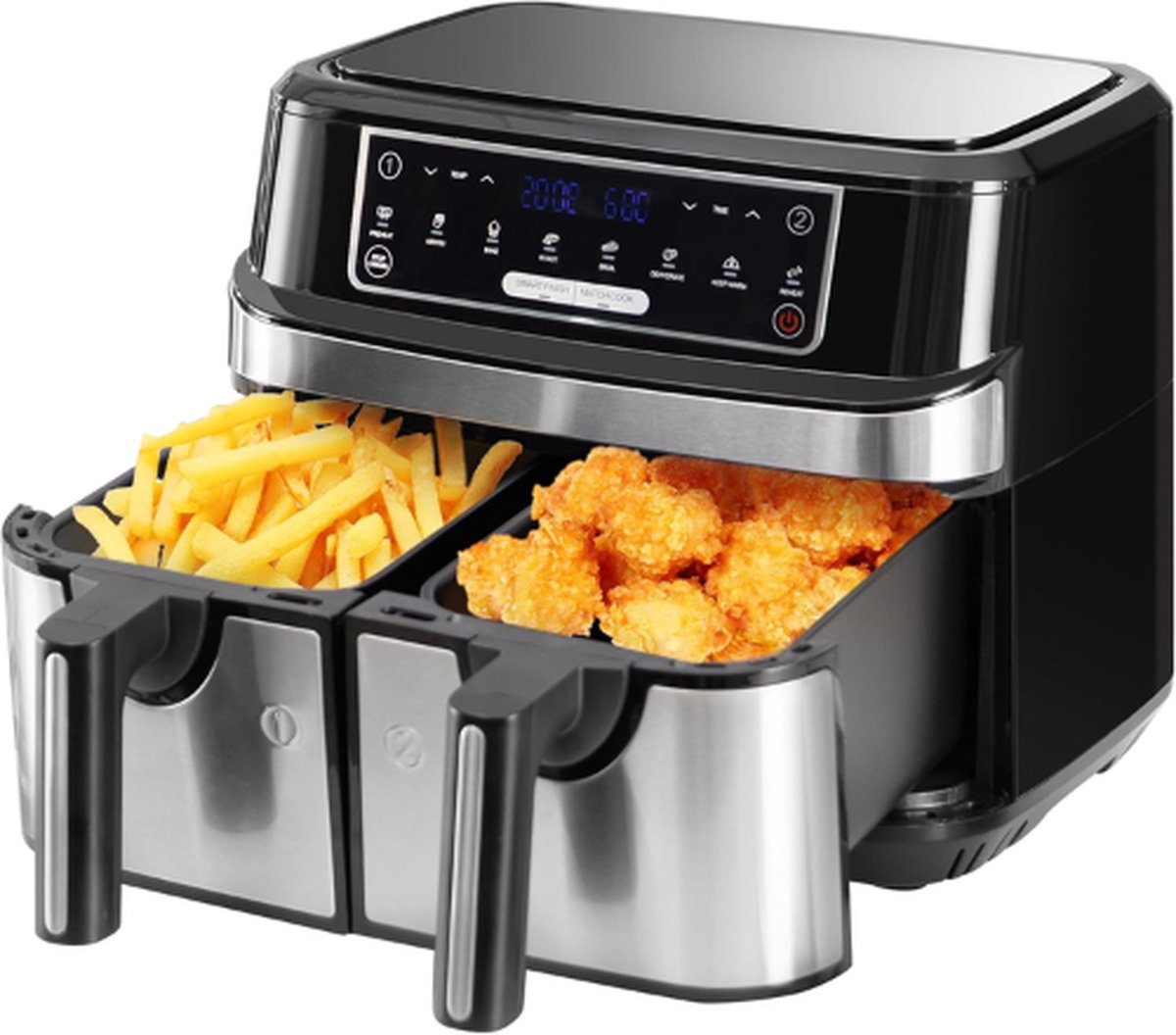 Emphsism 8in1 Dubbele Airfryer Deluxe 9L
