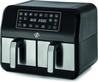 Equivera Dual Airfryer met Dubbele Mand