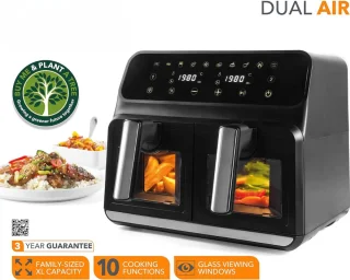 Equivera Dubbele Airfryer Dual Cook