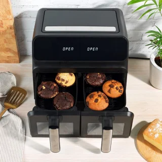 Equivera Dubbele Airfryer Dual Cook