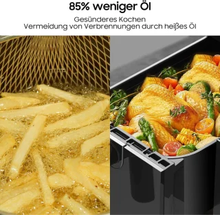 Equivera Dubbele Airfryer Dual Cook