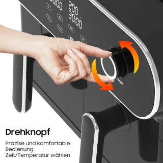 Equivera Dubbele Airfryer Dual Cook