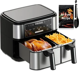 Equivera Dubbele Airfryer Dual Cook