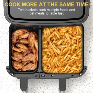 Equivera Dubbele Airfryer Dual Cook